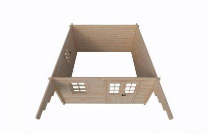 Dom drewniany - RUDZIK A 440x440 19,4 m2