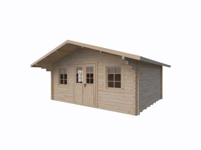 Dom drewniany - TEMPO B 530x410 21,7 m2