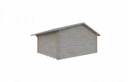 Dom drewniany - TEMPO B 530x410 21,7 m2