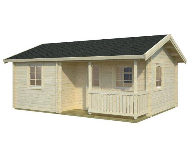 Dom drewniany - MACIEJ A 620x470 29,1 m2