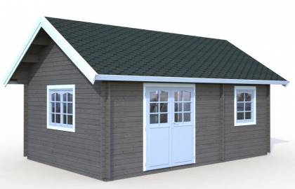 Dom drewniany - MACIEJ C 605x410 24,8 m2