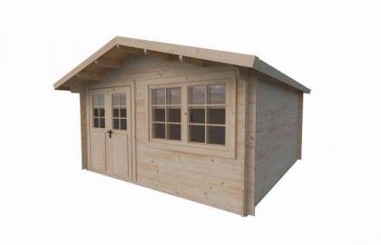 Domek drewniany - JUKA 88 400x400 16 m2
