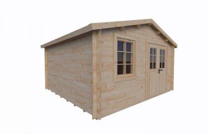 Domek drewniany - EKO 143 410x380 15,6 m2