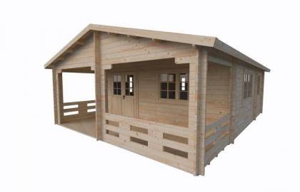 Dom drewniany - ATLANTA 800x600 48 m2