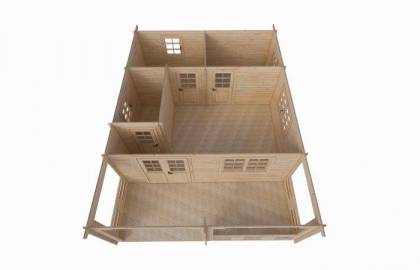Dom drewniany -ATLANTA 800x600 48 m2