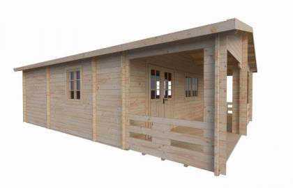 Dom drewniany - ATLANTA 800x600 48 m2