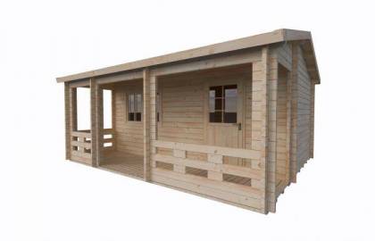 Dom drewniany - COLUMBUS 450x575 25,9 m2