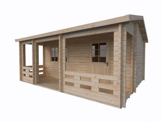 Dom drewniany - MARABUT 450x575 25,9 m2