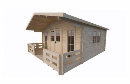 Dom drewniany - CYPR 500x590 29,5 m2