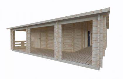 Dom drewniany - ORTEGA 1004,5x800 80,4 m2