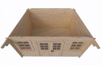 Dom drewniany - EMILIA 44 420x340 14,3 m2