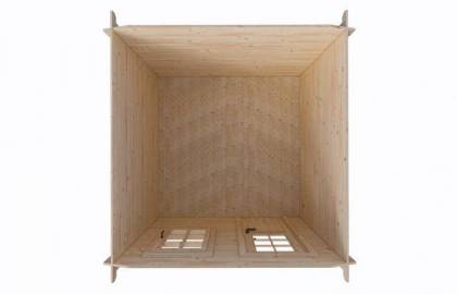 Domek drewniany - DUDEK C 330x360 11,9 m2