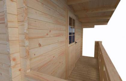 Dom drewniany - OREGON 500x400 40 m2
