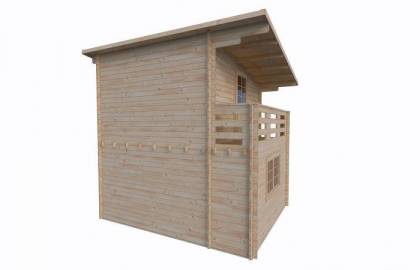 Dom drewniany - OREGON 500x400 40 m2