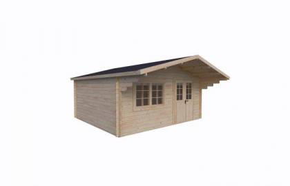 Dom drewniany - KEROS C 500x445 22,3 m2