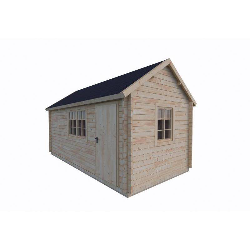 Dom drewniany – IWO 600x300 18 m2