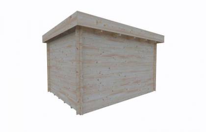 Dom drewniany – KANIA 390x300 11,7 m2