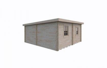 Dom drewniany - NEWA 550x550 30,2 m2
