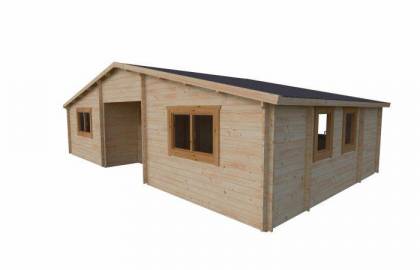 Dom drewniany – TAMPA A 1050x595 62,5 m2