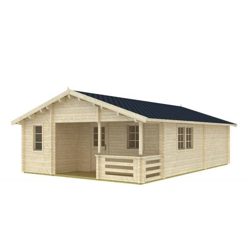 Dom drewniany – WŁOCHATKA B 595x887 52,8 m2