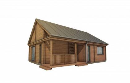 Dom drewniany - MAGNOLIA 1012x757 76,6 m2