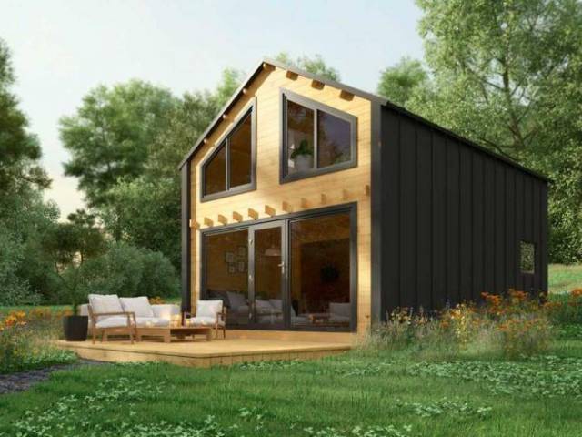 Dom drewniany - STODOŁA 500x700 70 m2