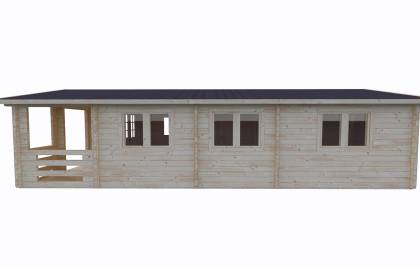Dom drewniany - PATRYCJA 1020x520 53m2