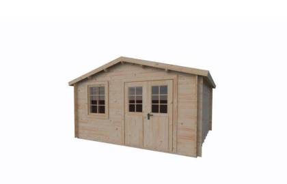 Domek drewniany - JUKA 143 410x380 15,6 m2