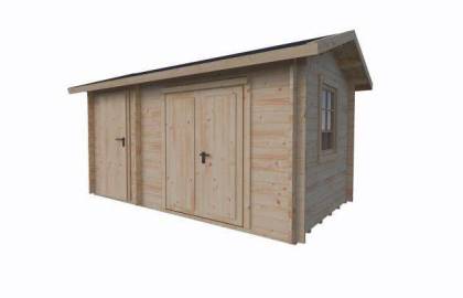 Domek drewniany - JEŻÓWKA 435x255 11,1 m2