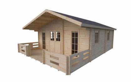Dom drewniany - CAPRI 600x800 48 m2