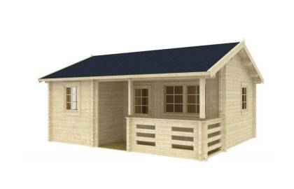 Dom drewniany - KORG A 500x595 29,8 m2