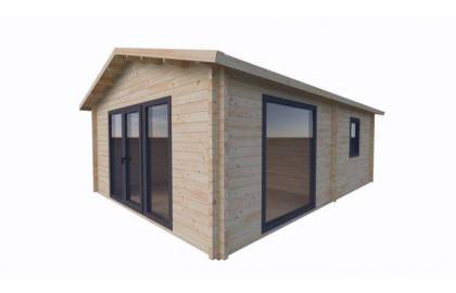 Dom drewniany - REMO 720x520 37,4 m2