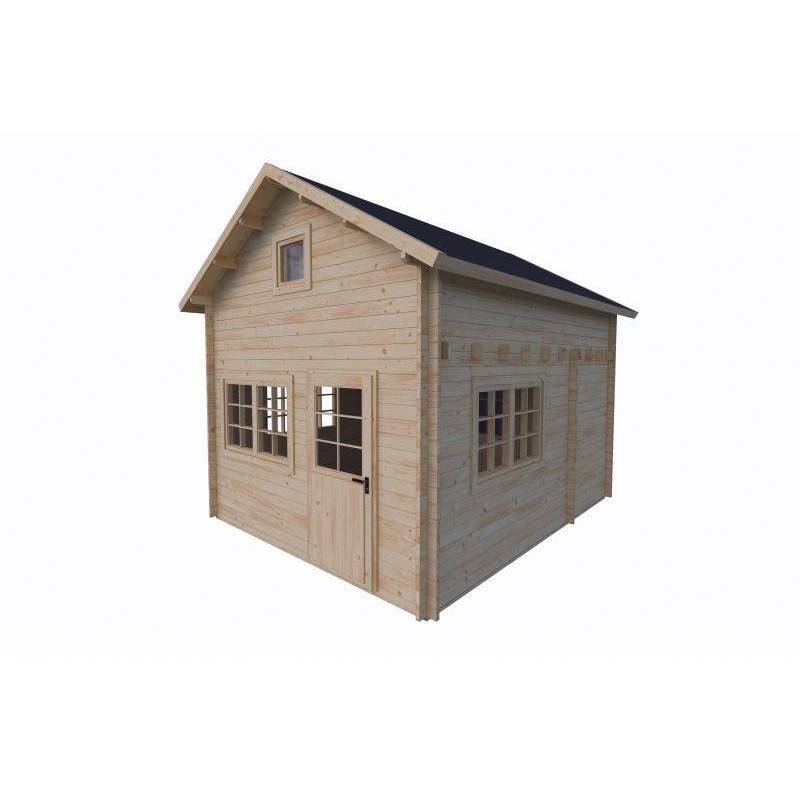 Dom drewniany -  BALI II 400x500 40 m2