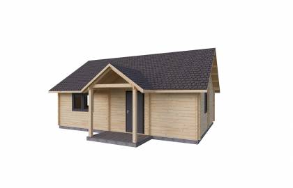 Dom drewniany - SOPRAN 860x620 53,3m2