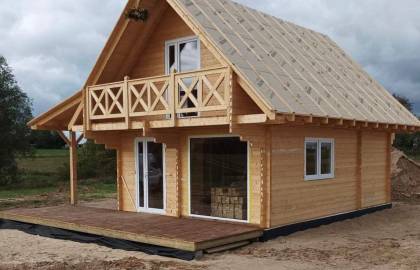 Dom drewniany - MINORKA 750 x 950 117 m2