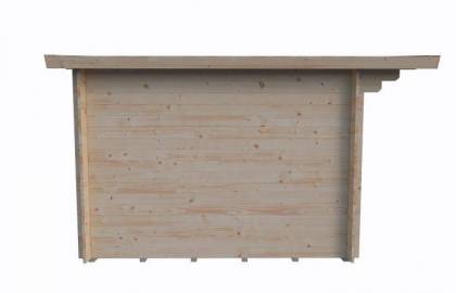 Domek drewniany- IBIS D 320x350 11,2 m2