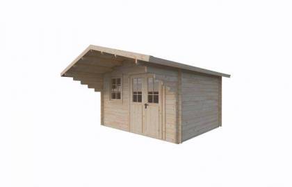 Dom drewniany - EVANS A 380x320 12,2 m2